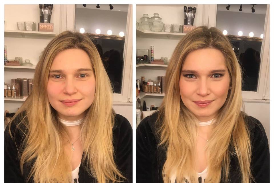 Maquillaje muy natural y sutil