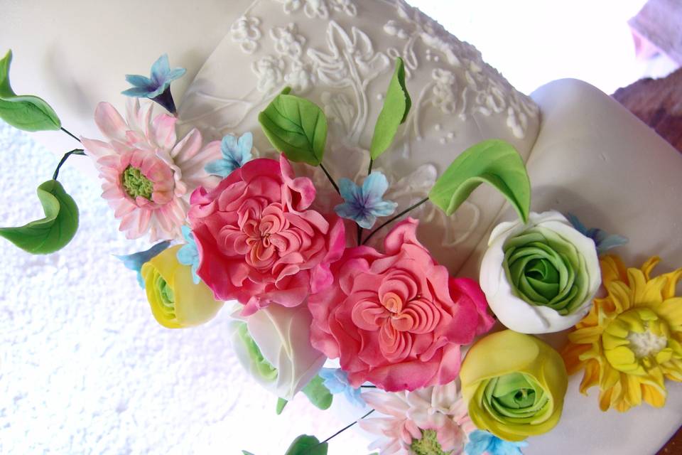 Flores de fondant