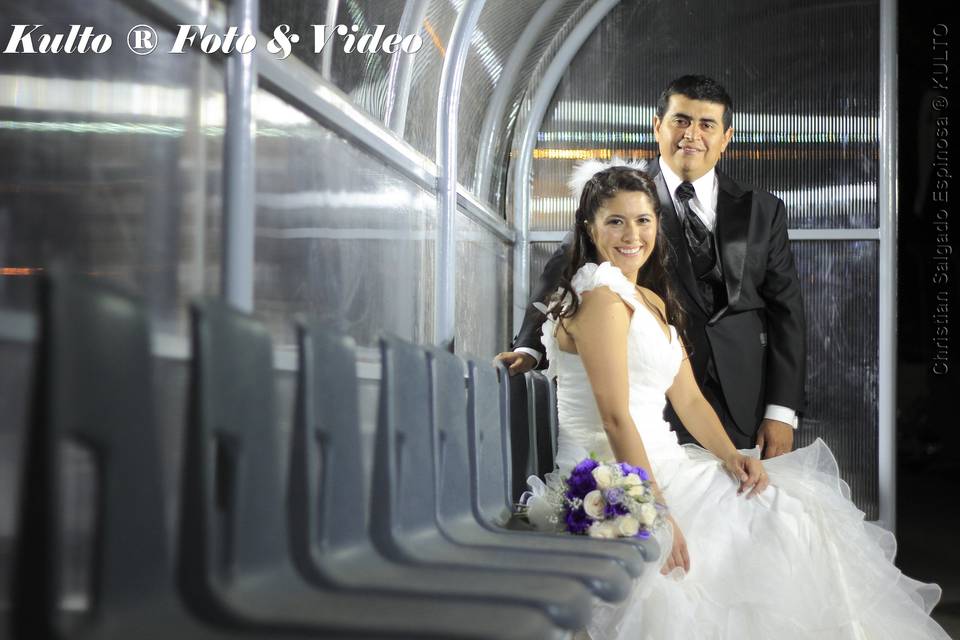 Con estilo. Trash the dress