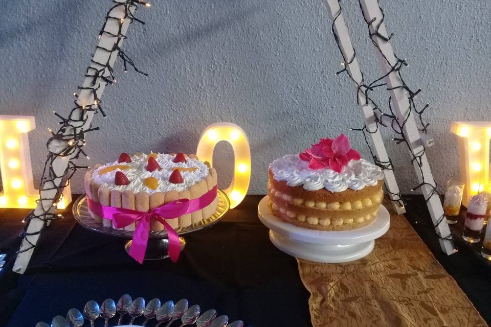 Tortas para buffet de postres