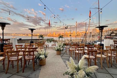 Matrimonio terraza