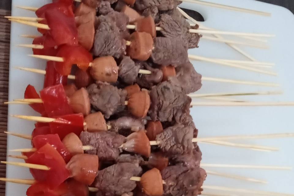 Mini brochetas