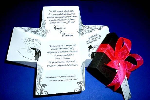 Invitación boda cajita