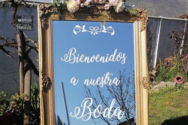 Cartel Boda Personalizado, 100% Hecho a Mano