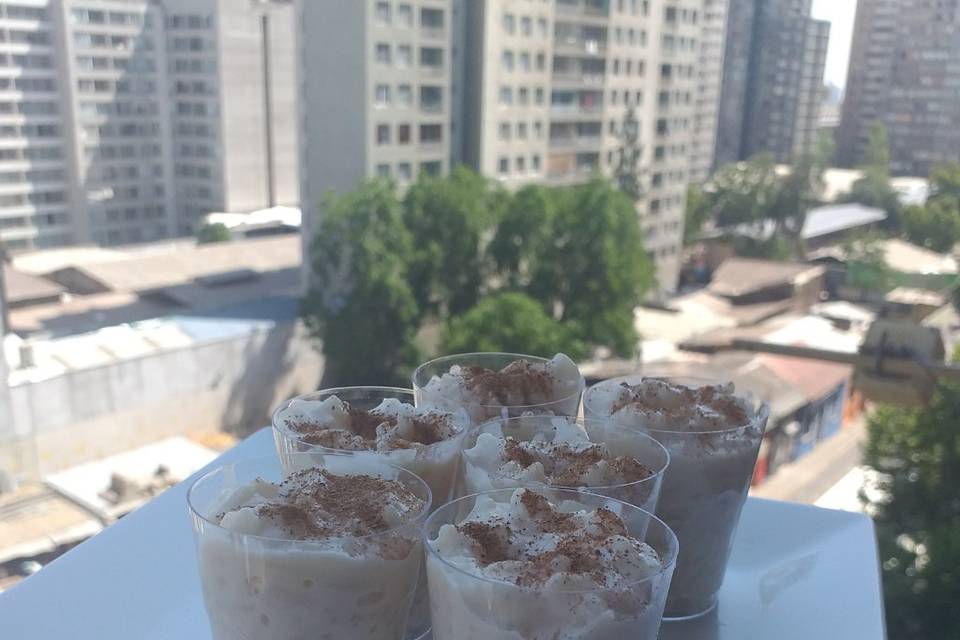 Shots arroz con leche