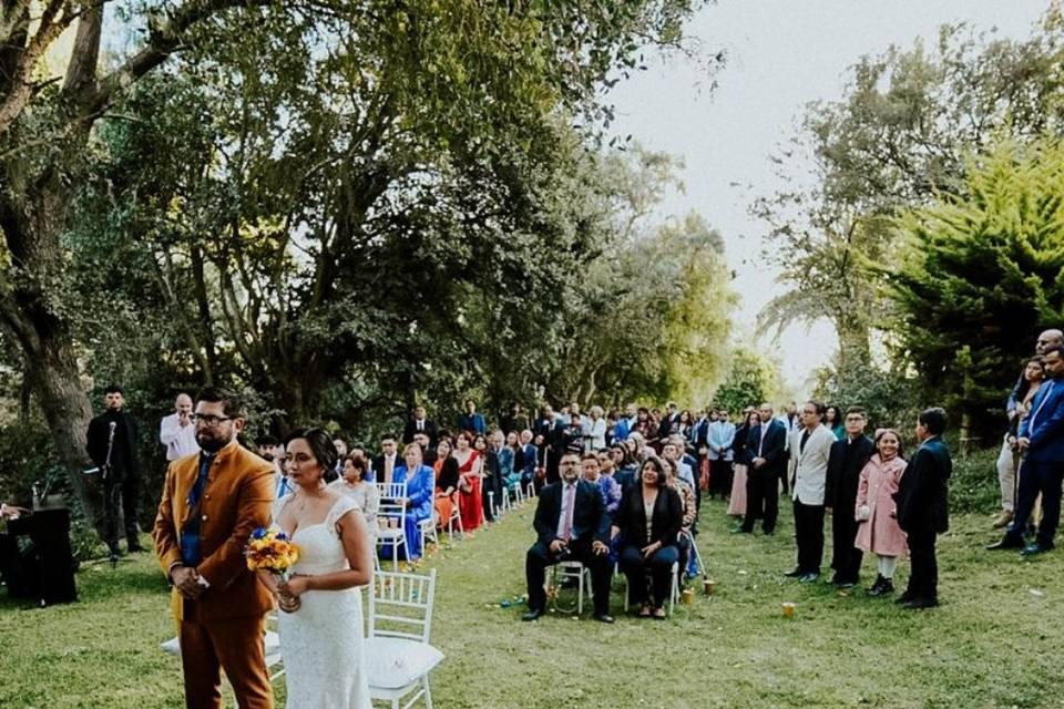 Ceremonia al aire libre