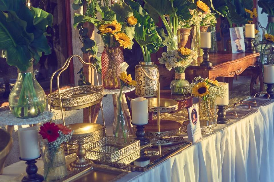 Mesa buffet de postres