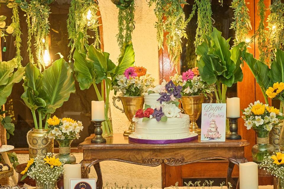 Mesa buffet de postres