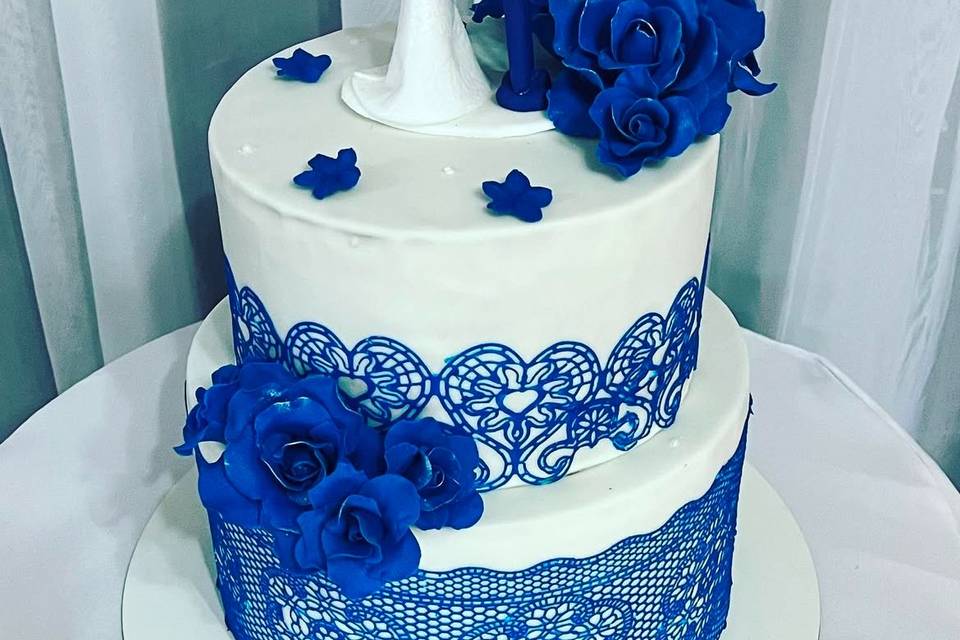 Rosas azules