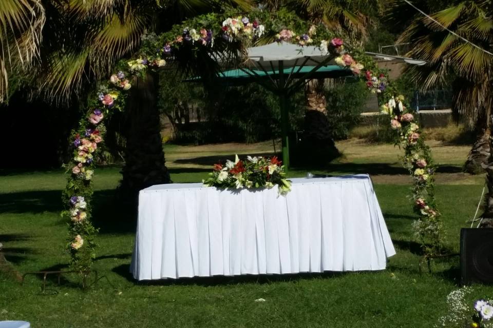 Arco de flores
