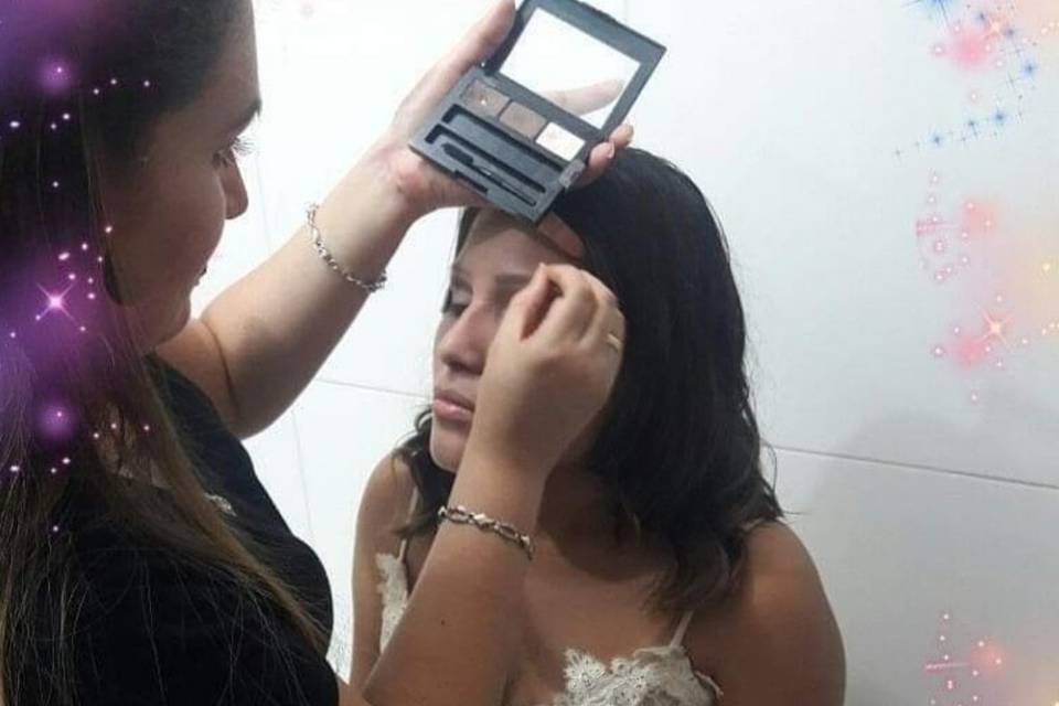 Maquillaje y peinado novia