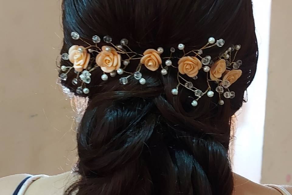 Maquillaje y peinado novia