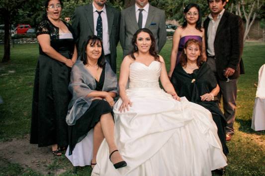 La novia y la familia