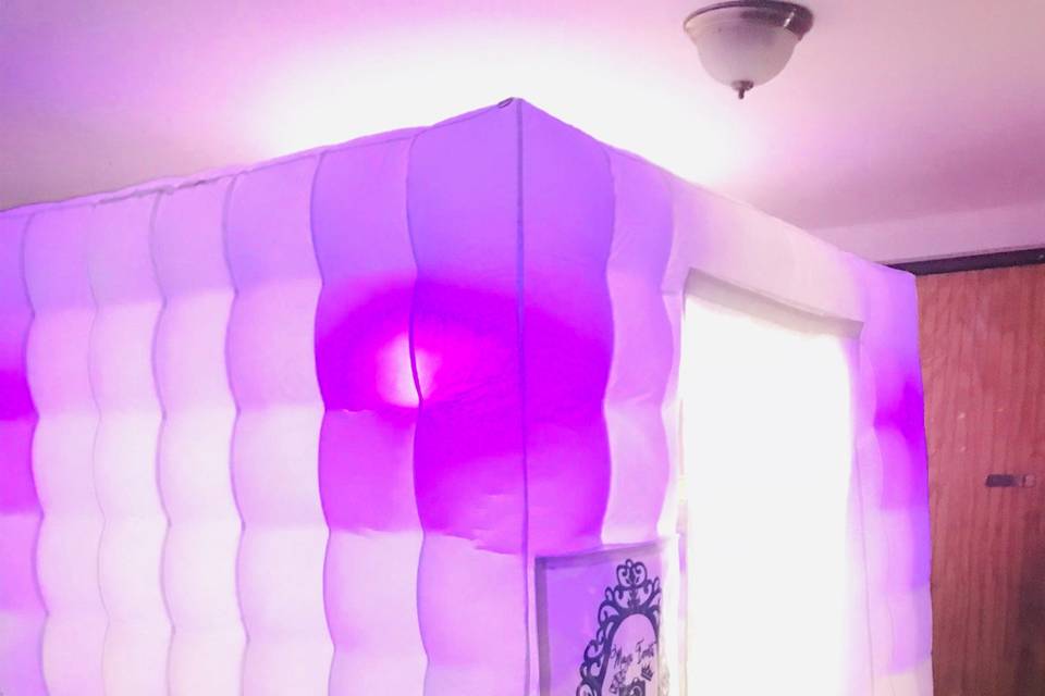 Cabina inflable led