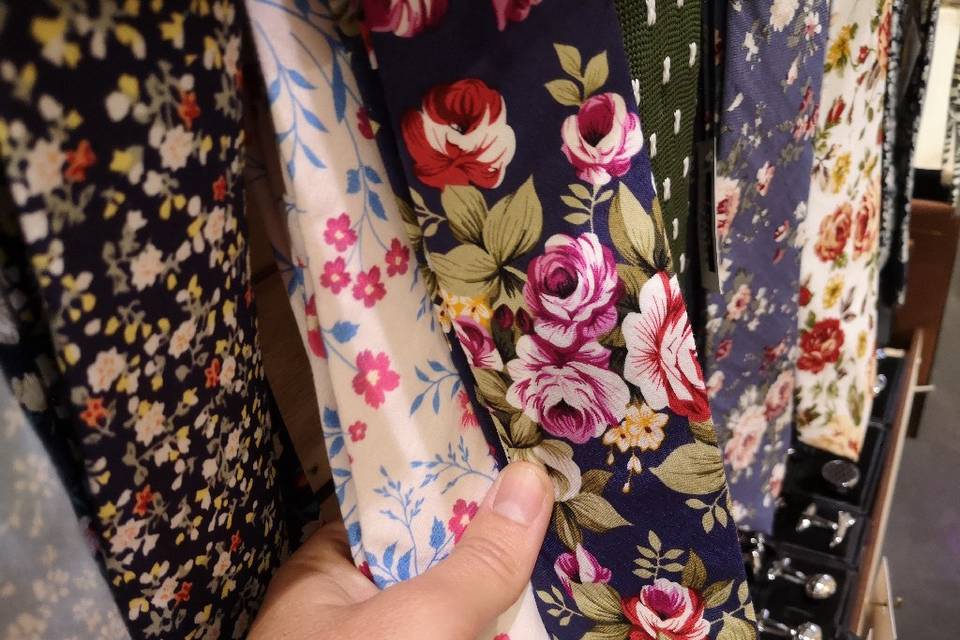 Corbatas florales