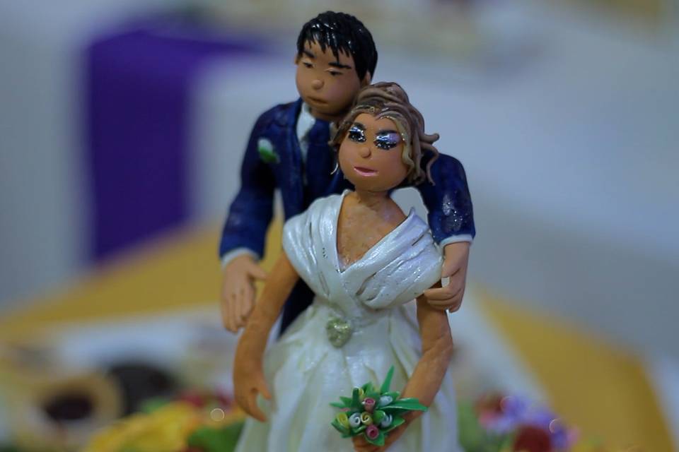 La torta de los novios