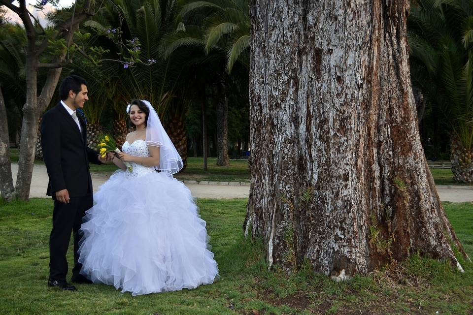 Sesión parejas en exterior