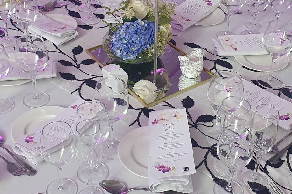 Arreglo floral mesa