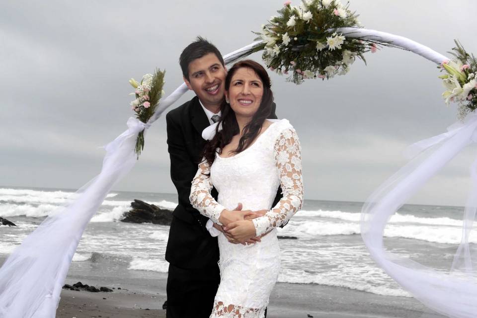 Boda en la playa