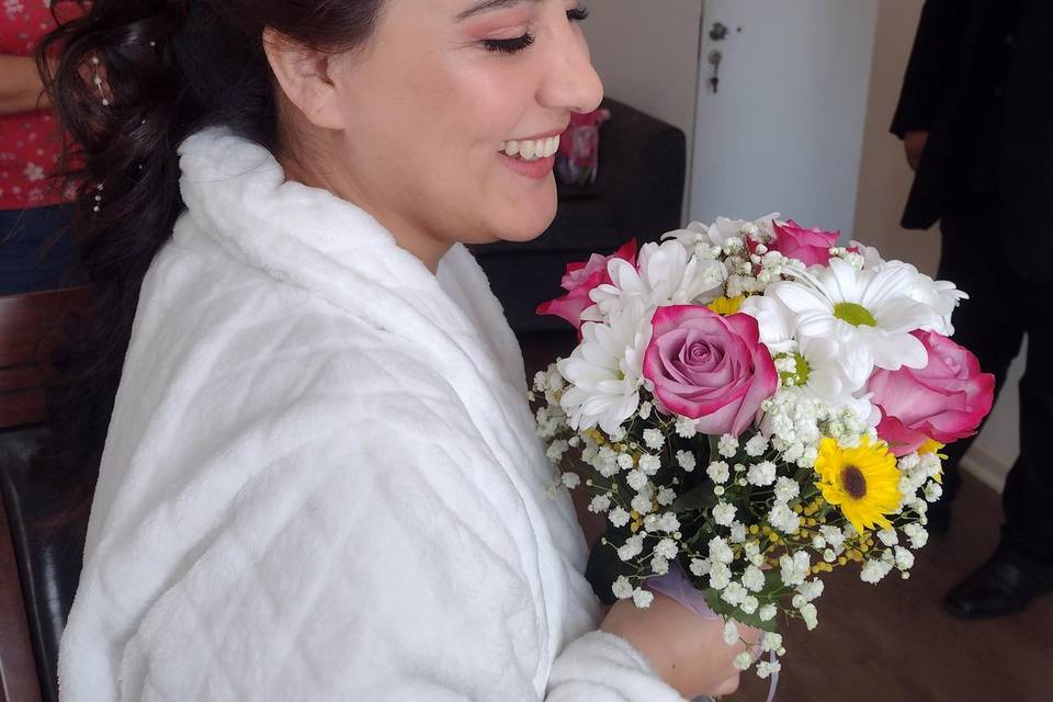 Novia feliz