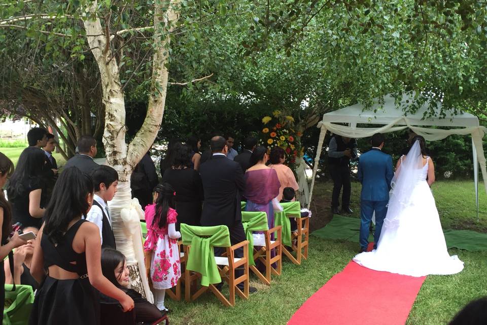 Ceremonia al aire libre