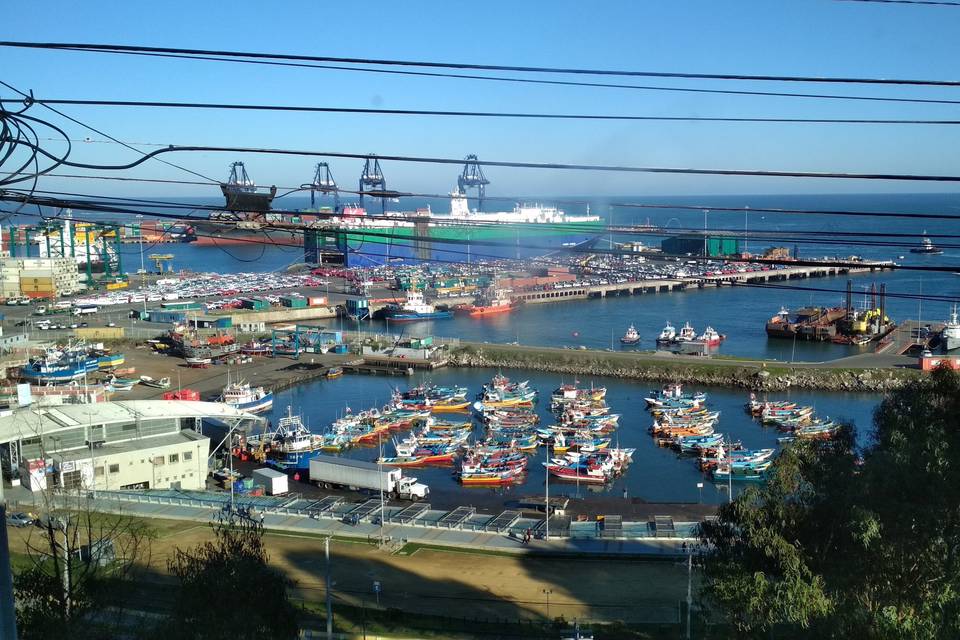 Vista al puerto