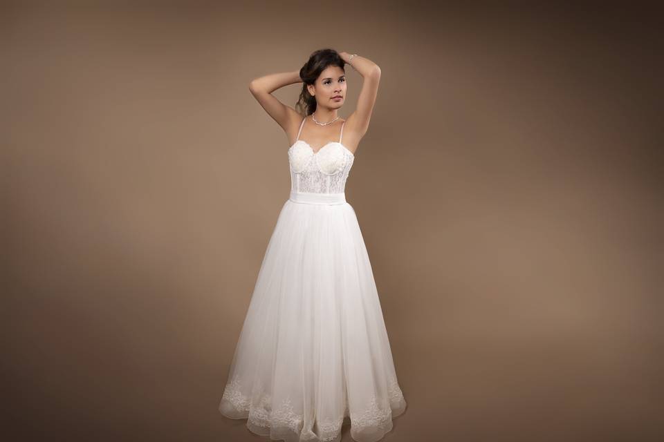 Vestido: belén tull