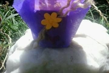 Modelo: papel arroz lila flor