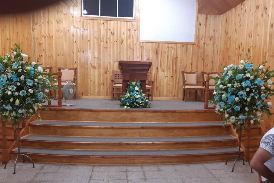 Altar iglesia evangélica