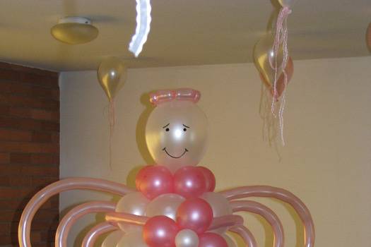 Angel de globos