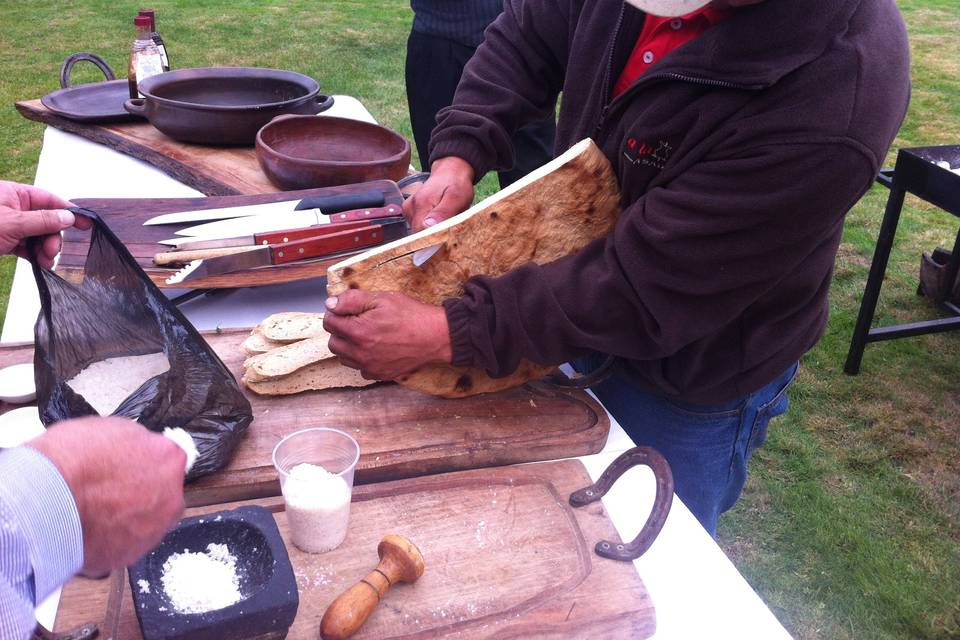 Tortillas al rescoldo