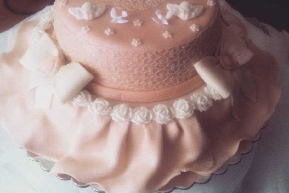 Torta de bodas y cupcakes