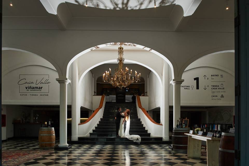 Ingreso al palacio