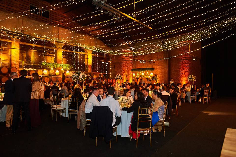 Cena salón de eventos
