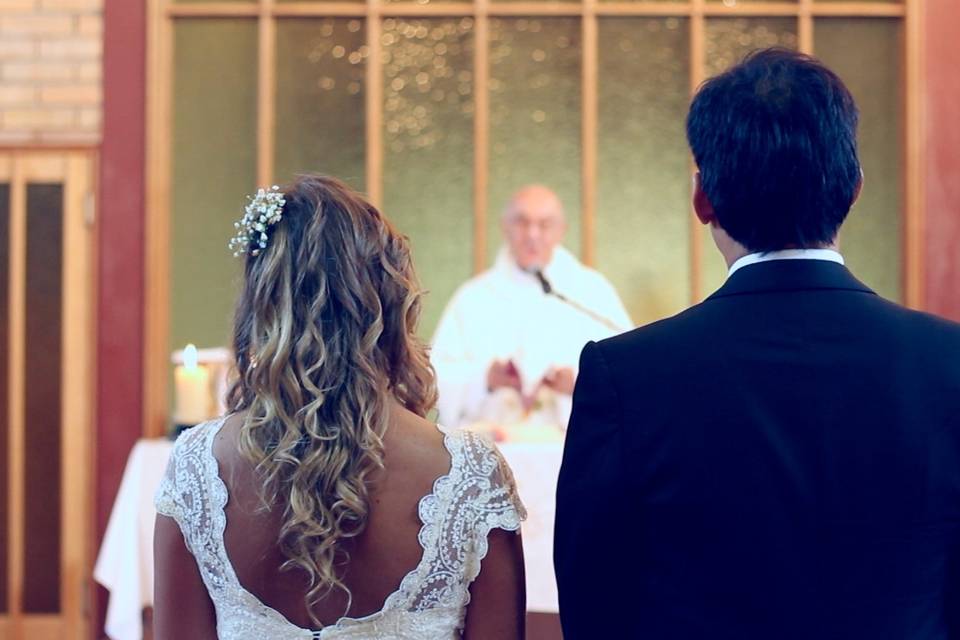 En el altar