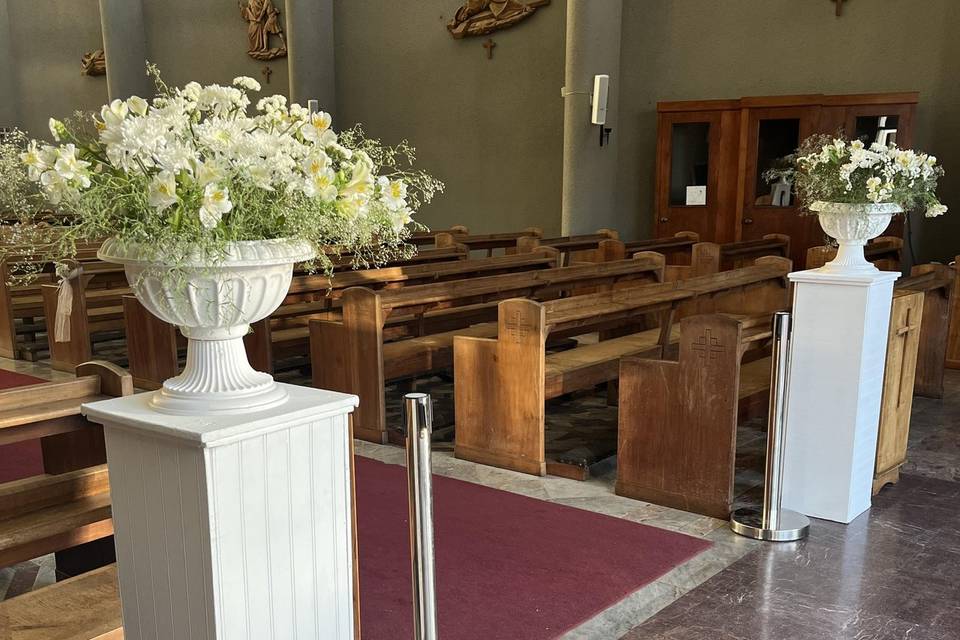 Tarimas y flores