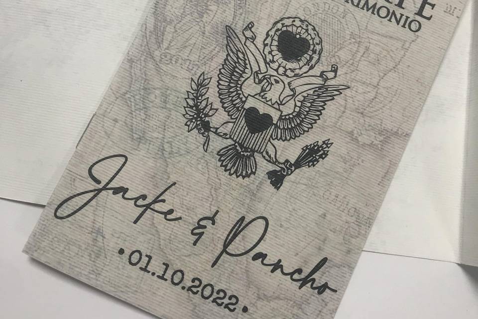 Invitación pasaporte