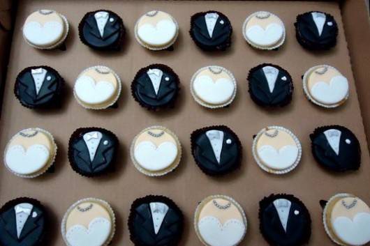 Cupcakes de matrimonios