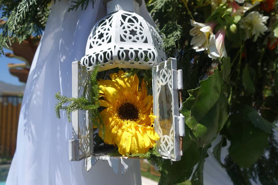 Accesorio farol girasol