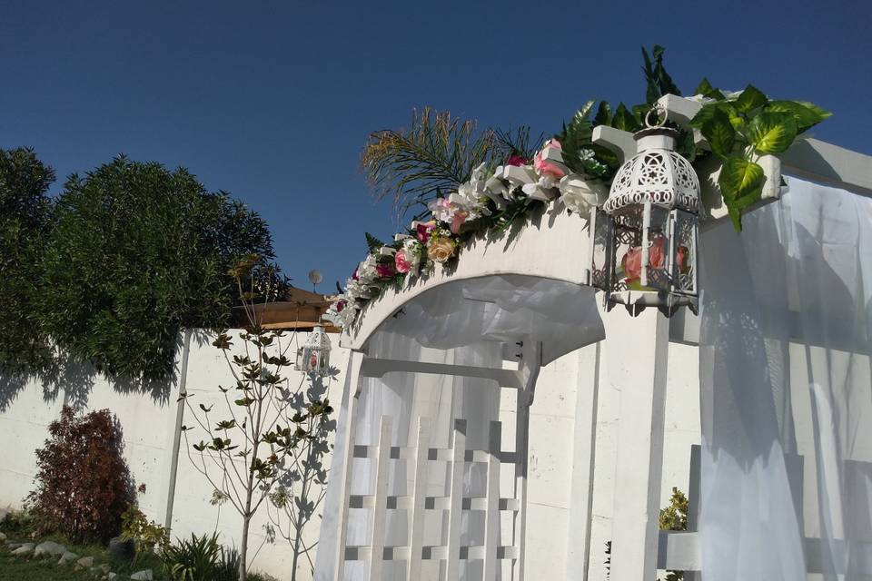 Pórtico blanco