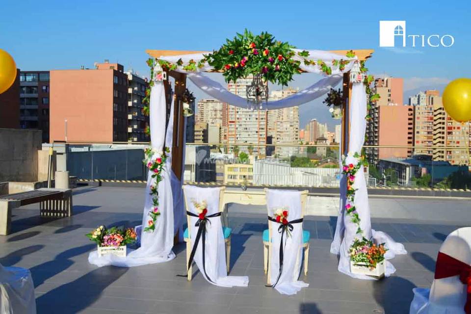 Pérgola en azotea