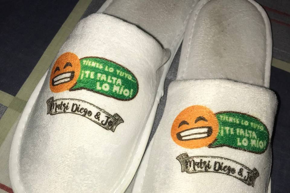 Pantuflas personalizadas