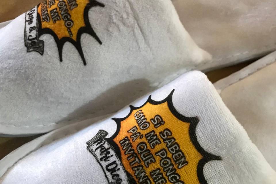 Pantuflas personalizadas