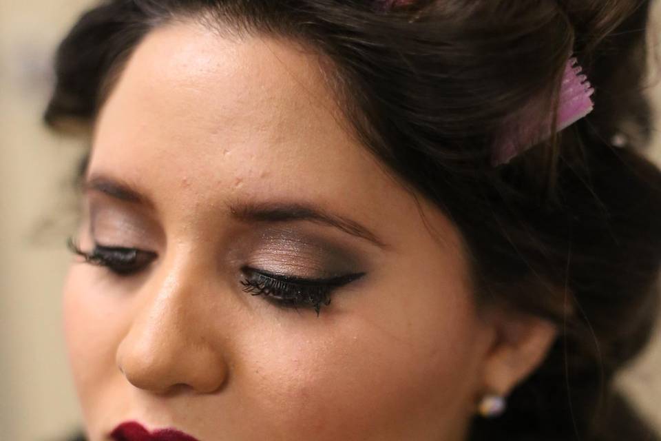 Makeup novia invierno