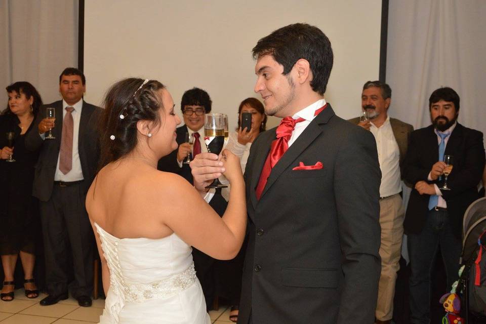 Brindis de novios