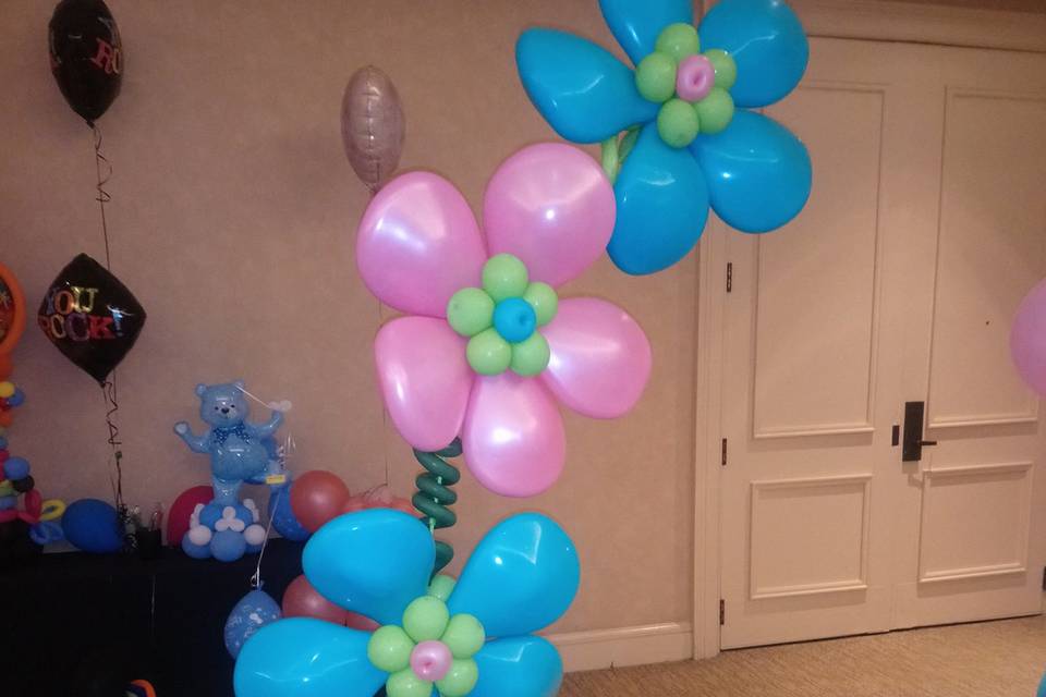 Flores de globos