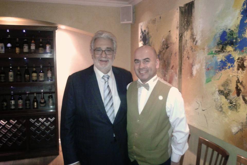 Junto Al mestro PlacidoDomingo