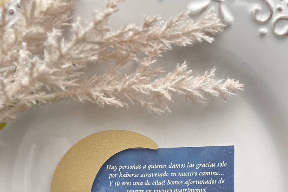 Tarjeta de agradecimiento