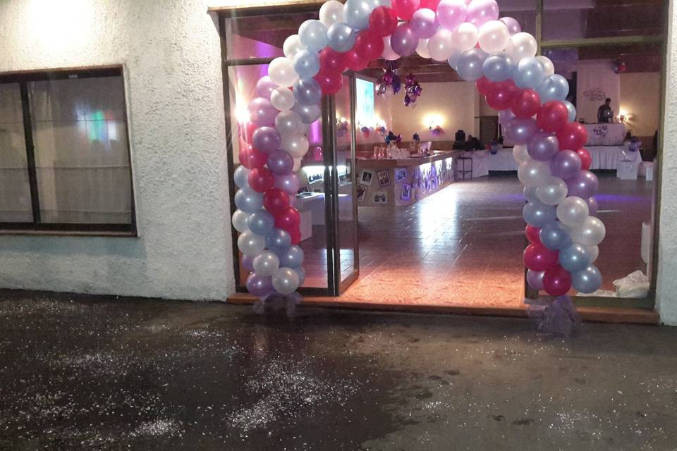 Decoración con globos