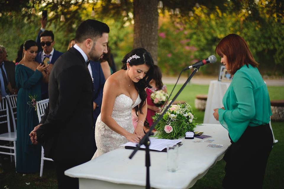 Maquillaje y peinado novia